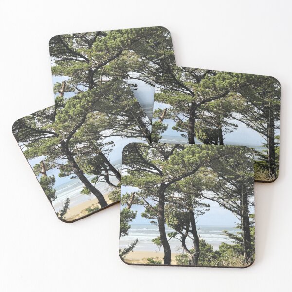 Item preview, Yaguina Bay beach in Newport Oregon designed and sold by Travelways.