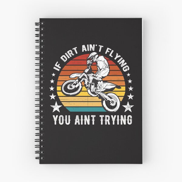 Item preview, If Dirt Ain't Flying You Ain't Trying Motocross Biker Sunset designed and sold by dbreeze10.