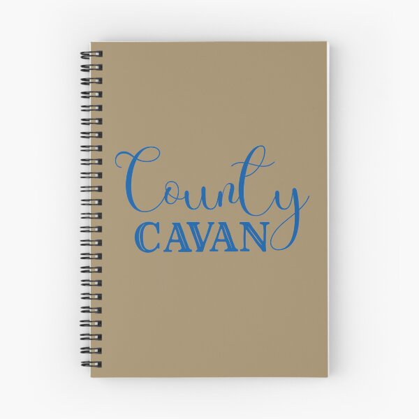 Item preview, County Cavan in Blue font designed and sold by irishorbust.