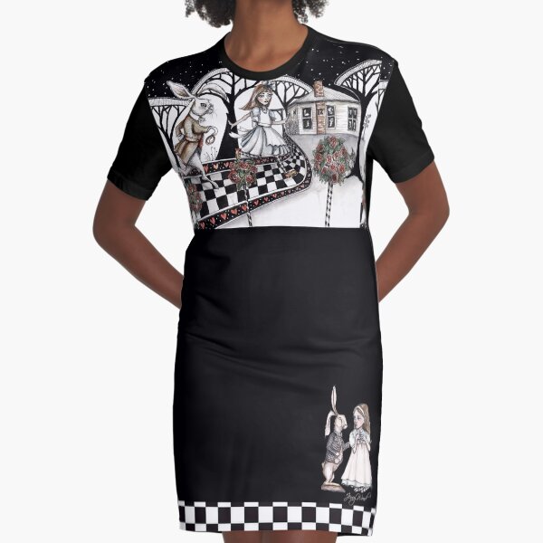 Alice in Wonderland clothing and more Graphic T-Shirt Dress