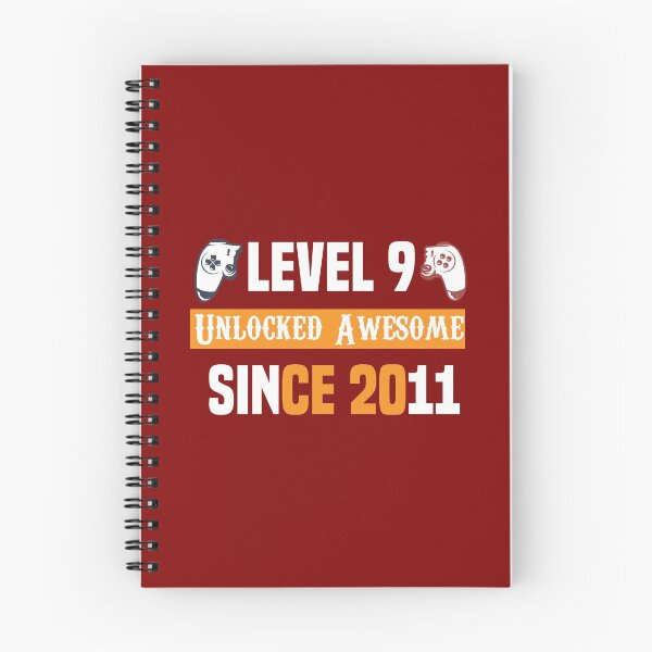 Item preview, Level 9 Unlocked Awesome Since 2011 T-shirt , Funny T-shirt , Gift T-shirt designed and sold by Naufaal.