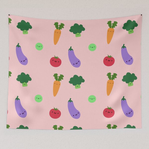 Item preview, Cute Happy Vegetables  designed and sold by SofiaSava01.