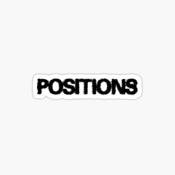 fuzzy positions Sticker