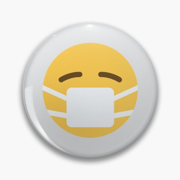 Item preview, Face With Medical Mask designed and sold by Stitchmoji.