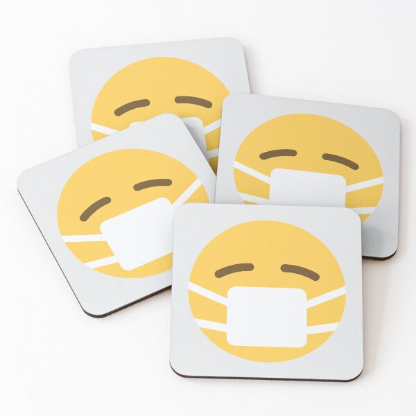 Item preview, Face With Medical Mask designed and sold by Stitchmoji.