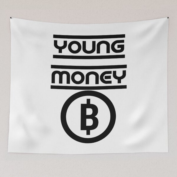 Item preview, Young Money, Bitcoin, Cryptocurrency designed and sold by WinningUniverse.