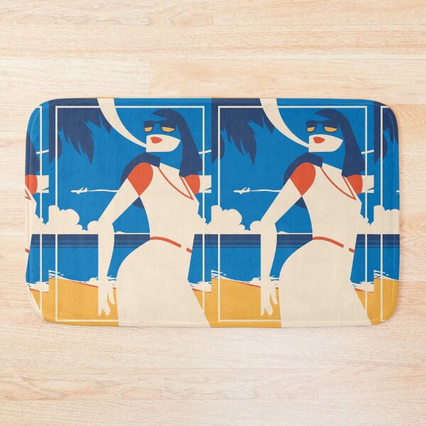Item preview, Art Deco The Dreamer`s Lover A Beach Scene designed and sold by 108dragons.