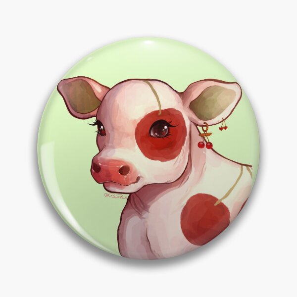 Aperçu de l'œuvre vache cerise !! créée et vendue par priskalee.
