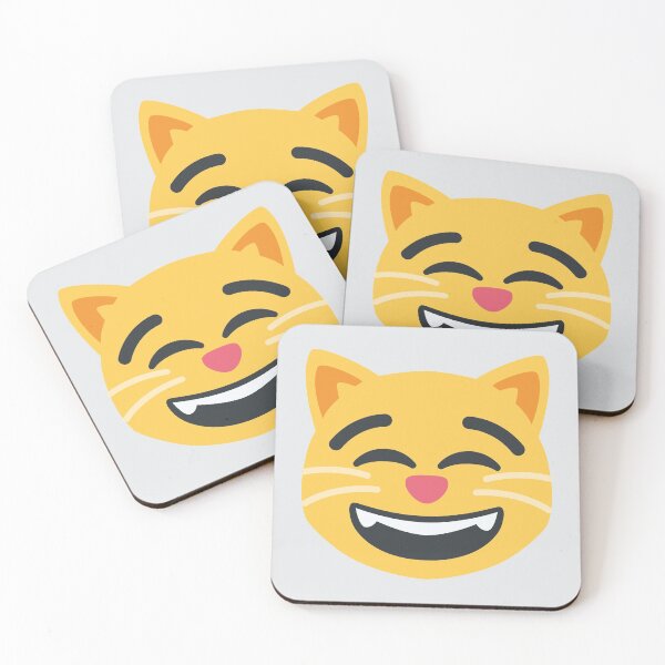 Item preview, Grinning Cat With Smiling Eyes designed and sold by Stitchmoji.