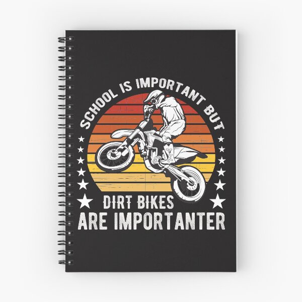 Item preview, School Is Important But Dirt Bikes Are Importanter Funny Biker Sunset designed and sold by dbreeze10.
