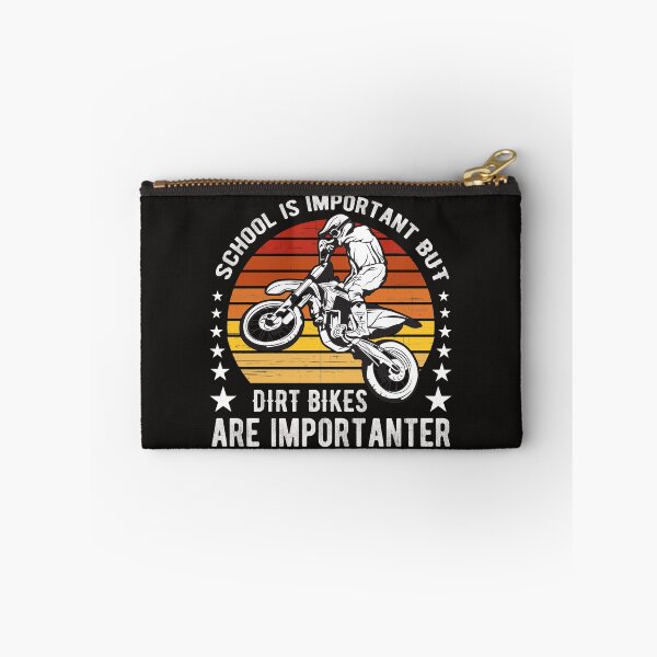 Item preview, School Is Important But Dirt Bikes Are Importanter Funny Biker Sunset designed and sold by dbreeze10.