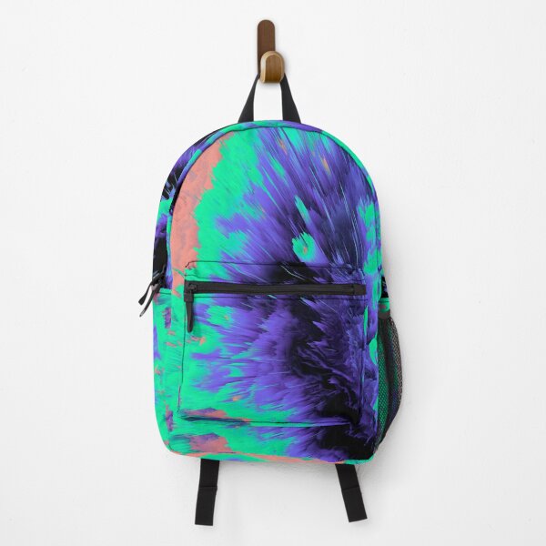 Item preview, Abstract Pattern Holographic Distorted Liquid Oil Waves Glitch Black designed and sold by InvestingRoad.