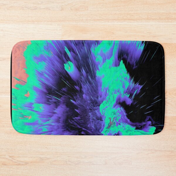 Item preview, Abstract Pattern Holographic Distorted Liquid Oil Waves Glitch Black designed and sold by InvestingRoad.