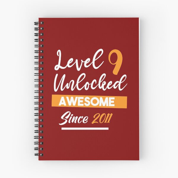 Item preview, Level 9 Unlocked Awesome Since 2011 T-shirt , Funny T-shirt , Gift T-shirt designed and sold by Naufaal.