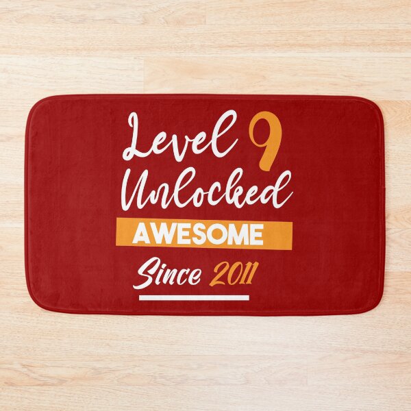 Item preview, Level 9 Unlocked Awesome Since 2011 T-shirt , Funny T-shirt , Gift T-shirt designed and sold by Naufaal.