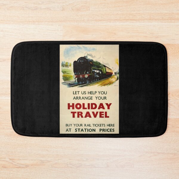 Item preview, retro Holiday Travel designed and sold by CorasPosters.
