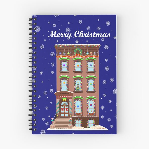 Item preview, Merry Christmas Brownstone House designed and sold by Deborah Camp.