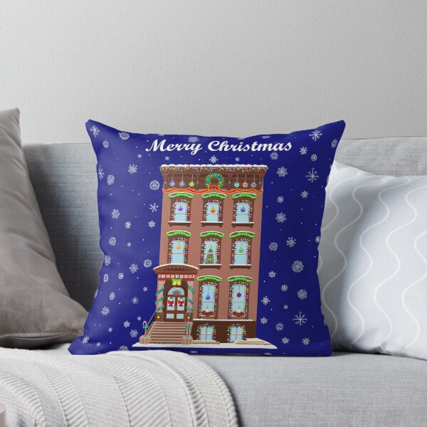 Item preview, Merry Christmas Brownstone House designed and sold by Deborah Camp.