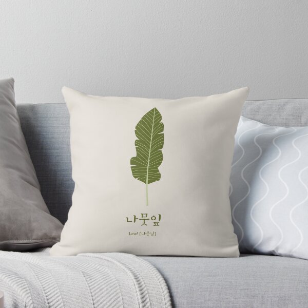 Item preview, Leaf in Korean and pronunciation 나뭇잎 designed and sold by K-LetterCo.