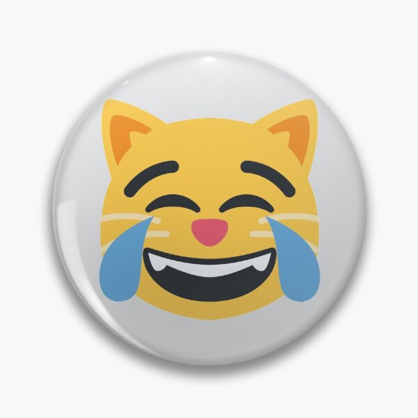 Item preview, Joyful Tears Cat designed and sold by Stitchmoji.