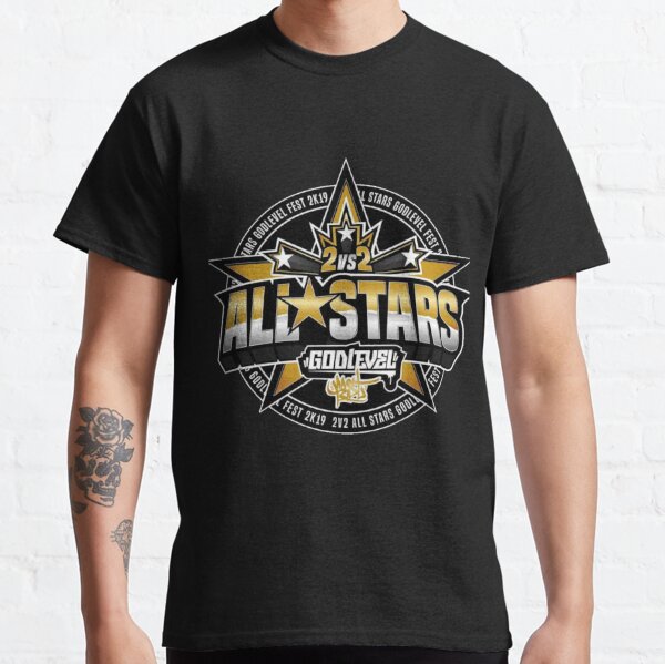 GOD LEVEL ALL STARS  2vs2 Camiseta clásica