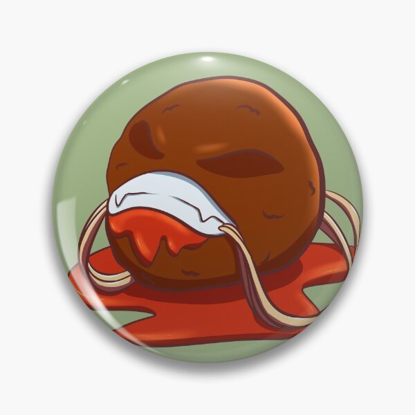 Item preview, Meatball Halloween Cute Food designed and sold by ellione-loire.