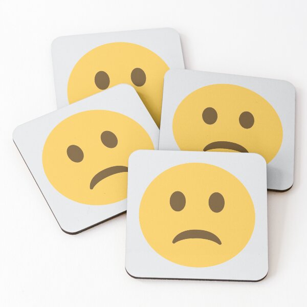 Item preview, Slightly Frowning Face designed and sold by Stitchmoji.