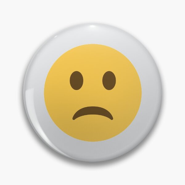 Item preview, Slightly Frowning Face designed and sold by Stitchmoji.