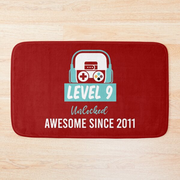 Item preview, Level 9 Unlocked Awesome Since 2011 T-shirt , Funny T-shirt , Gift T-shirt designed and sold by Naufaal.