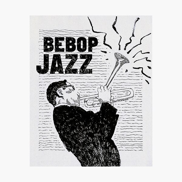 Bebop Jazz Photographic Print