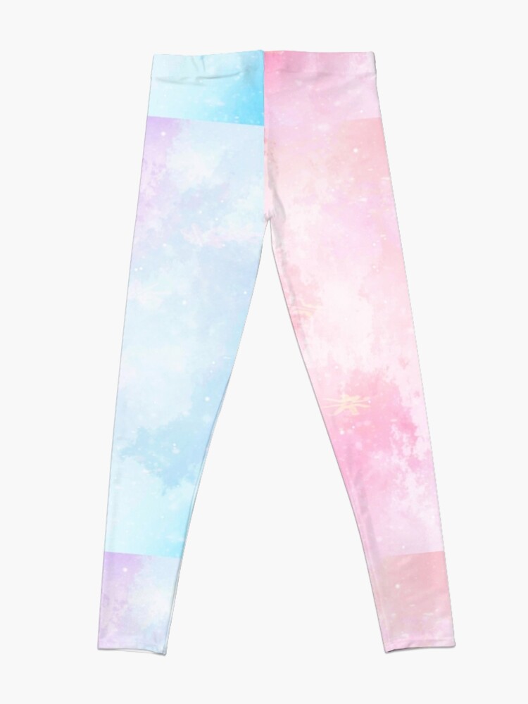 Alternate view of Magical Pastel Galaxy Leggings