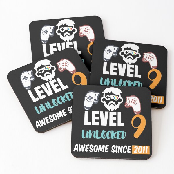 Item preview, Level 9 Unlocked Awesome Since 2011 T-shirt , Funny T-shirt , Gift T-shirt designed and sold by Naufaal.