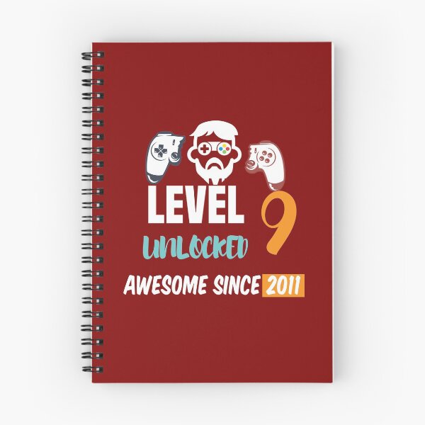 Item preview, Level 9 Unlocked Awesome Since 2011 T-shirt , Funny T-shirt , Gift T-shirt designed and sold by Naufaal.