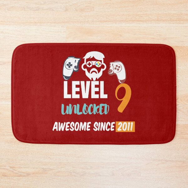 Item preview, Level 9 Unlocked Awesome Since 2011 T-shirt , Funny T-shirt , Gift T-shirt designed and sold by Naufaal.