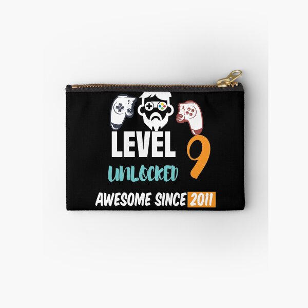Item preview, Level 9 Unlocked Awesome Since 2011 T-shirt , Funny T-shirt , Gift T-shirt designed and sold by Naufaal.