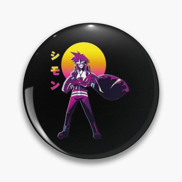Item preview, Simon Gurren Lagann-Anime Vaporwave designed and sold by MichaelDichiera.
