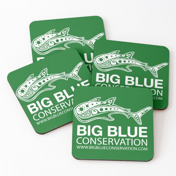 Item preview, Big Blue Conservation White Logo designed and sold by BigBlueDiving.