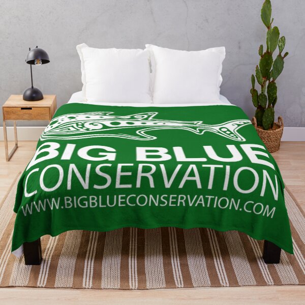 Item preview, Big Blue Conservation White Logo designed and sold by BigBlueDiving.