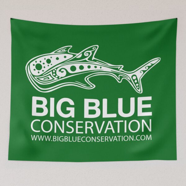 Item preview, Big Blue Conservation White Logo designed and sold by BigBlueDiving.
