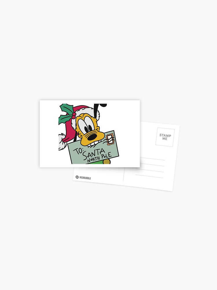 Pluto from Mickey Mouse Christmas card | Sticker