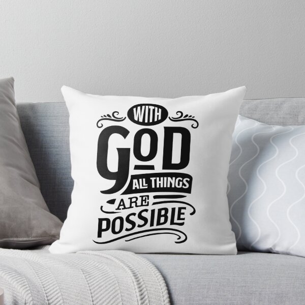 Item preview, With God All Things Are Possible (Positive Believer) designed and sold by OneCherubim.