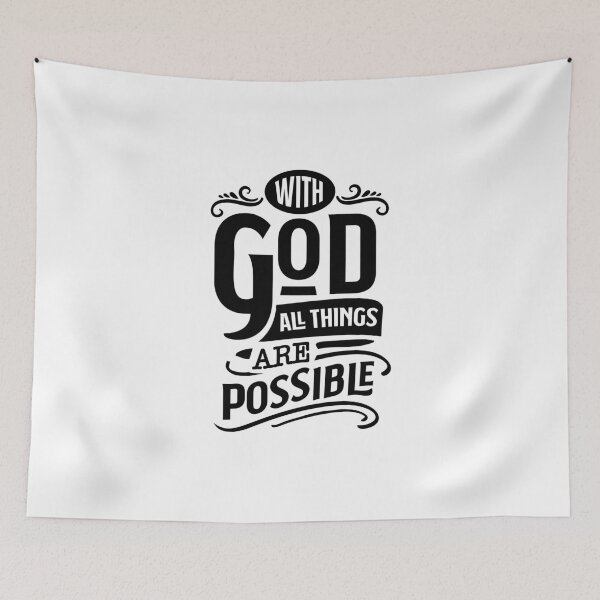 Item preview, With God All Things Are Possible (Positive Believer) designed and sold by OneCherubim.