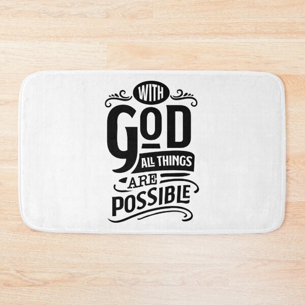 Item preview, With God All Things Are Possible (Positive Believer) designed and sold by OneCherubim.