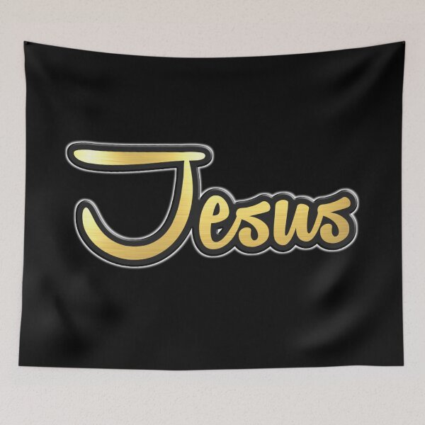 Item preview, Shiny black and Gold JESUS word ver1 designed and sold by smARTwork.