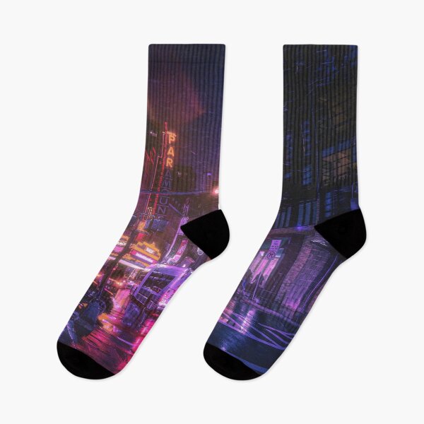 Item preview, Neon Boston Cityscape designed and sold by emmarsheehan.
