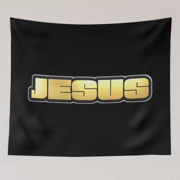 Item preview, Shiny black and Gold JESUS word ver2 designed and sold by smARTwork.