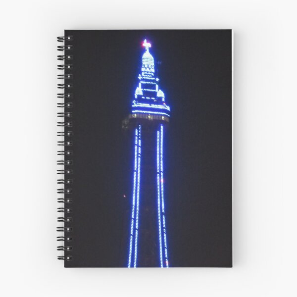 Item preview, Blackpool Tower Bright Blue Lights designed and sold by Andrew Morrell.
