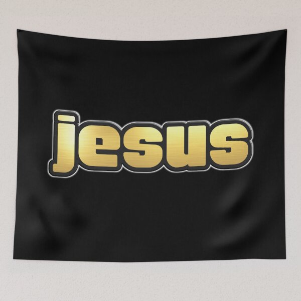 Item preview, Shiny black and Gold JESUS word ver3 designed and sold by smARTwork.