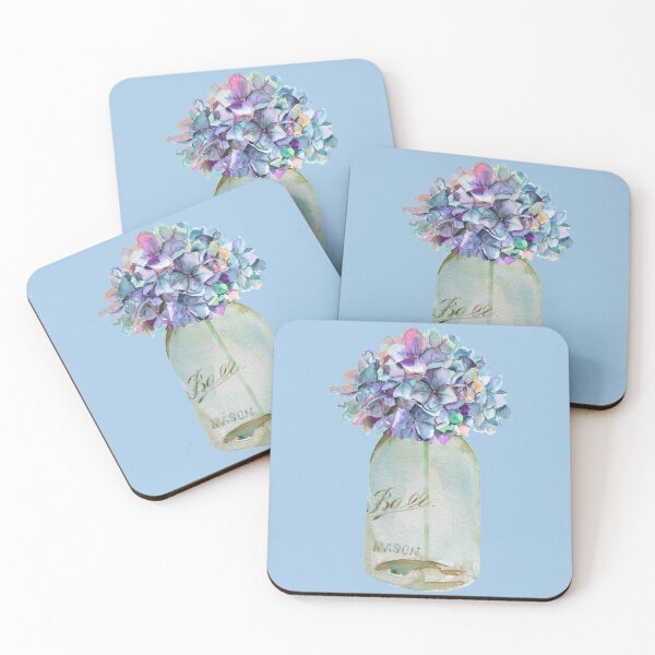 Item preview, Floral Mason Jar designed and sold by adortopia.