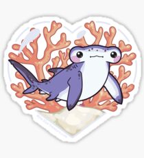NIBBLE the Hammerhead Shark Sticker